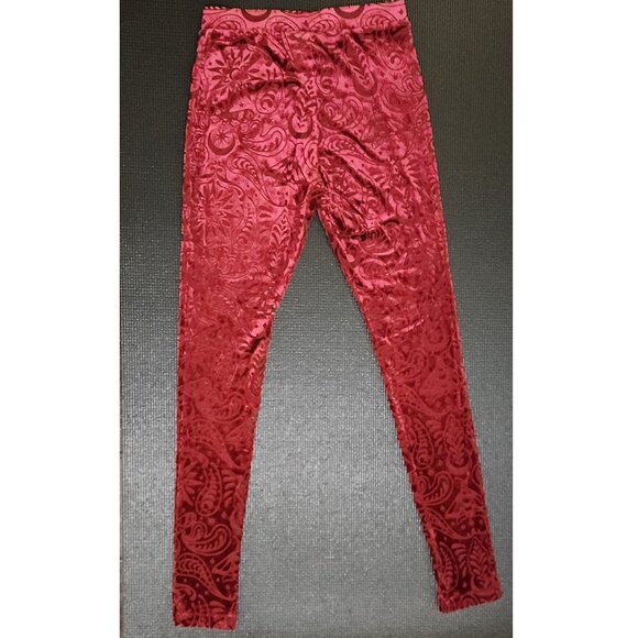 Killstar Saiph Burnout Velvet Leggings - Size XS - Picture 3 of 6